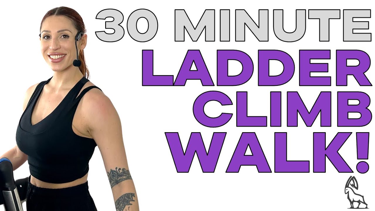Ladder Climb Walk | Treadmill Incline Intervals with Coach Rachael