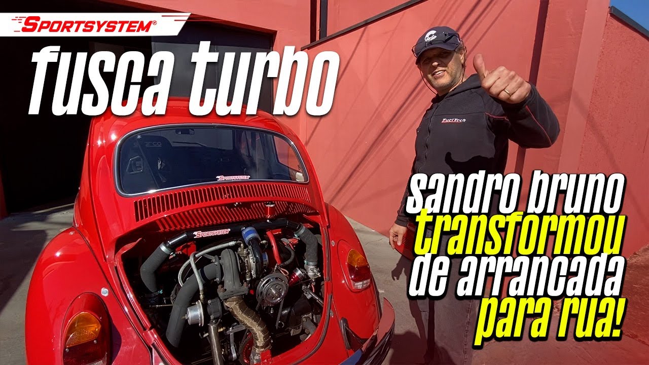 FUSCA TURBO ERA DE ARRANCADA E AGORA ANDA NA RUA