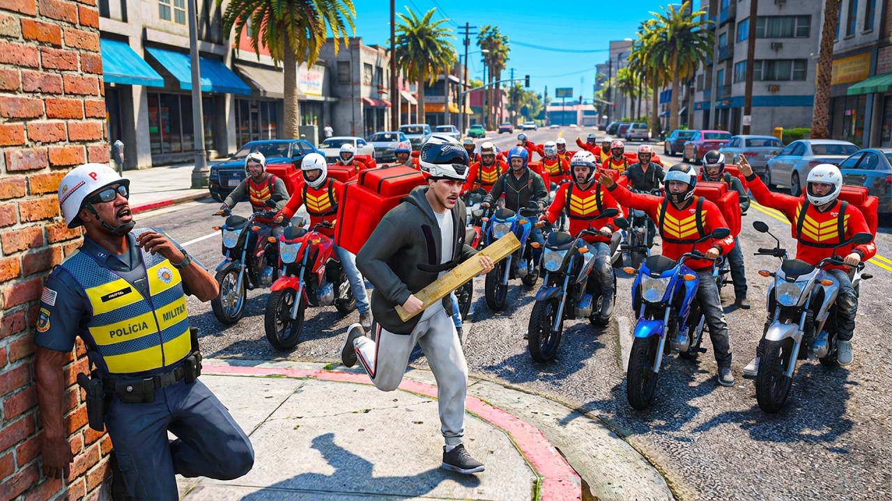 mexeram com os motoboy no gta rp kkkkkk