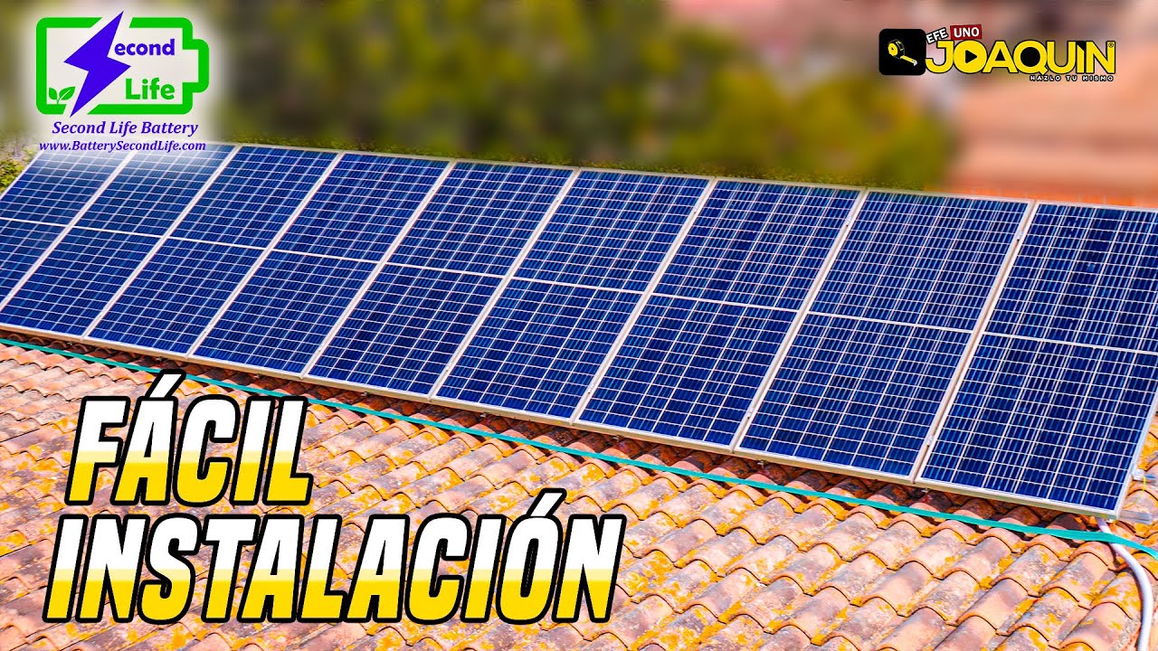 INSTALACION FOTOVOLTAICA PARTE 2 - COMO INSTALAR Y CONECTAR PANELES SOLARES PASO A PASO