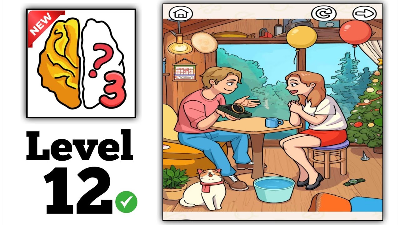 Brain Out 3 level 12 Walkthrough Solution