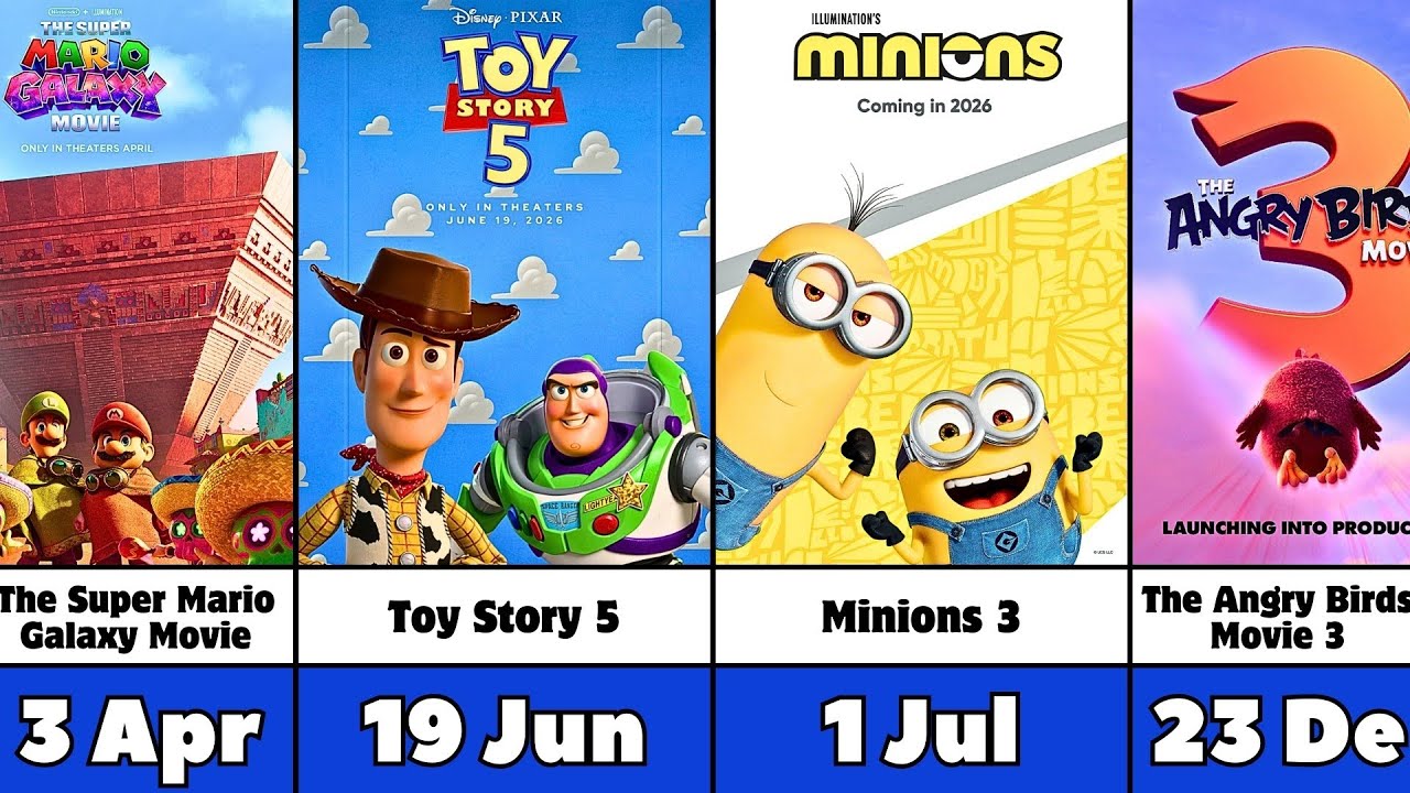 Все предстоящие анимационные фильмы 2026 года | Pixar, Disney, DreamWorks и другие