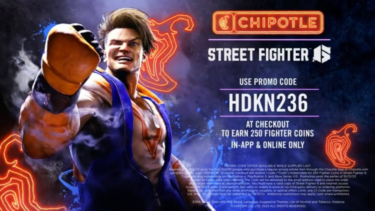 Street Fighter 6 x Chipotle
