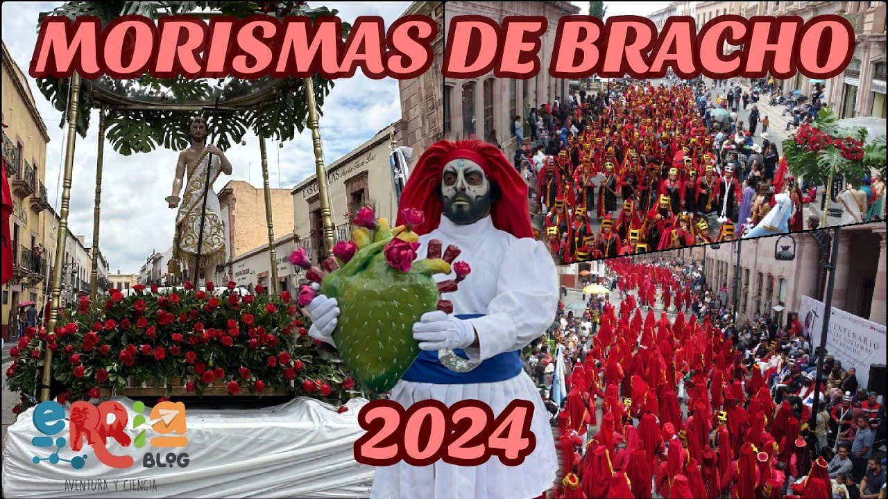 MORISMAS DE BRACHO EN ZACATECAS 2024(DESFILE EN EL CENTRO HISTÓRICO)