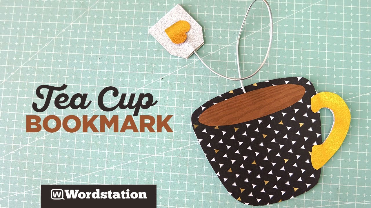 #diybookmark #handmade GORGEOUS DIY Tea Cup Bookmark/ Free pattern pdf
