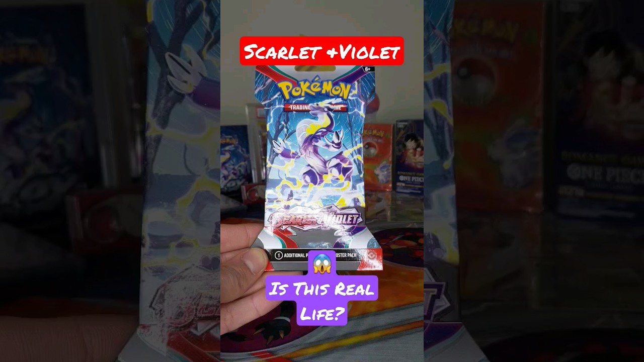 Miraidon EX Alt Art SV1 Scarlet & Violet Pok&eacute;mon TCG Rip! 🥹🔮💎 ミライドン EX スカーレット・スミレ ポケモン #pokemon