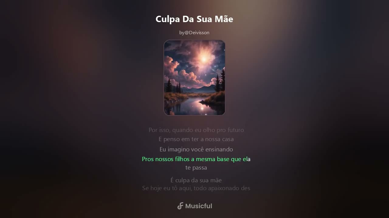 Culpa Da Sua Mãe
