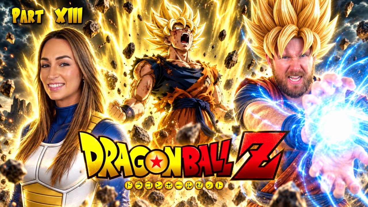 Моя жена ВПЕРВЫЕ смотрит DRAGON BALL Z | Часть 13 &mdash; Гоку становится СУПЕР САЯНОМ