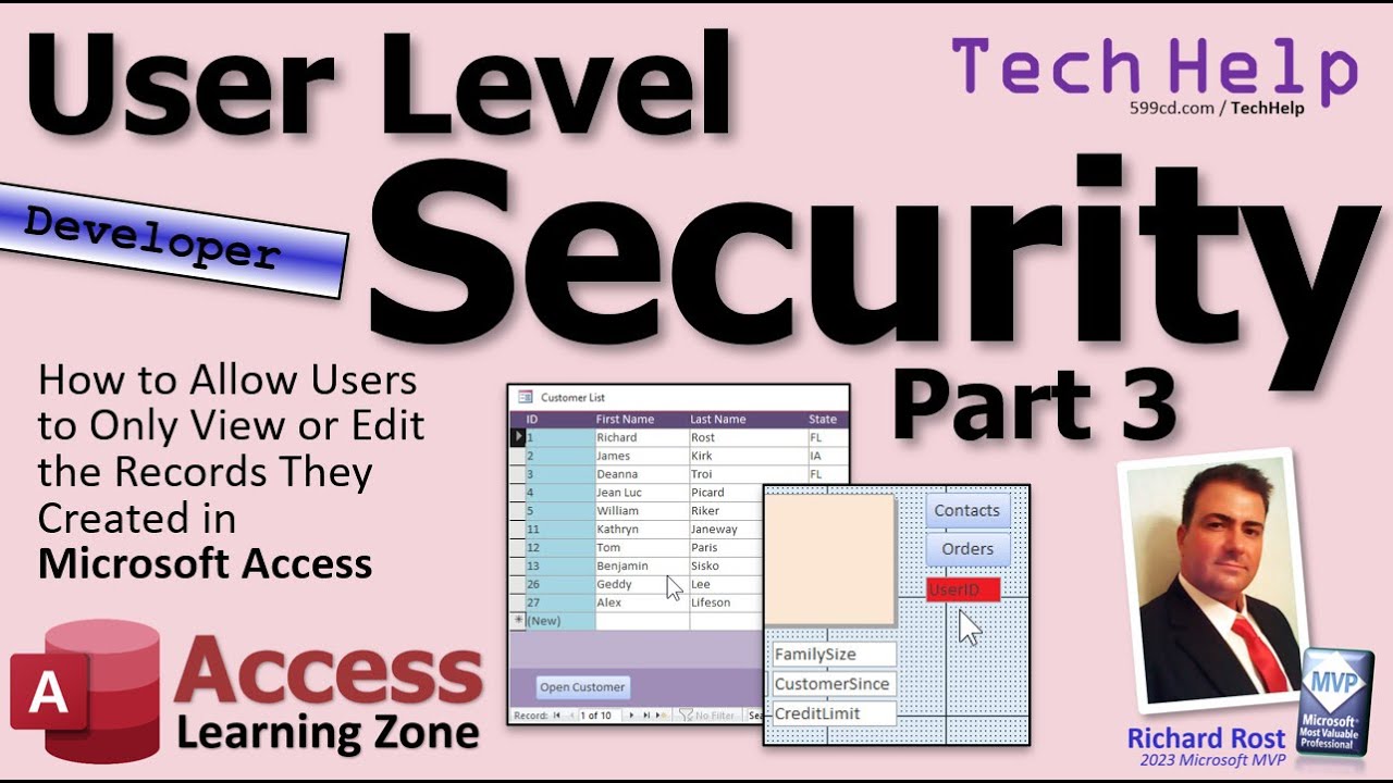 User Level Security Part 3: Allow Users to Only View, Edit Records They Created in Microsoft Access