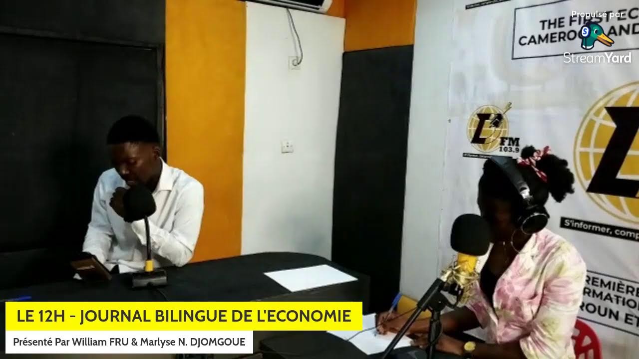 🚨EN DIRECT🚨 : LE 12H - JOURNAL BILINGUE DE L'ECONOMIE