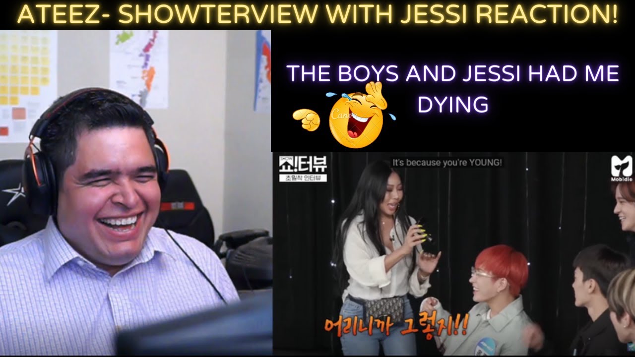ATEEZ- Showterview with Jessi REACTION!