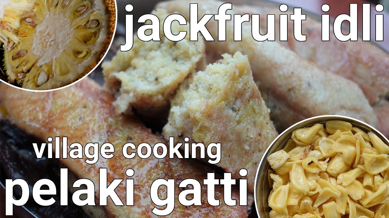 village style sweet jackfruit idli recipe | traditional pelakai gatti - kadubu | village cooking