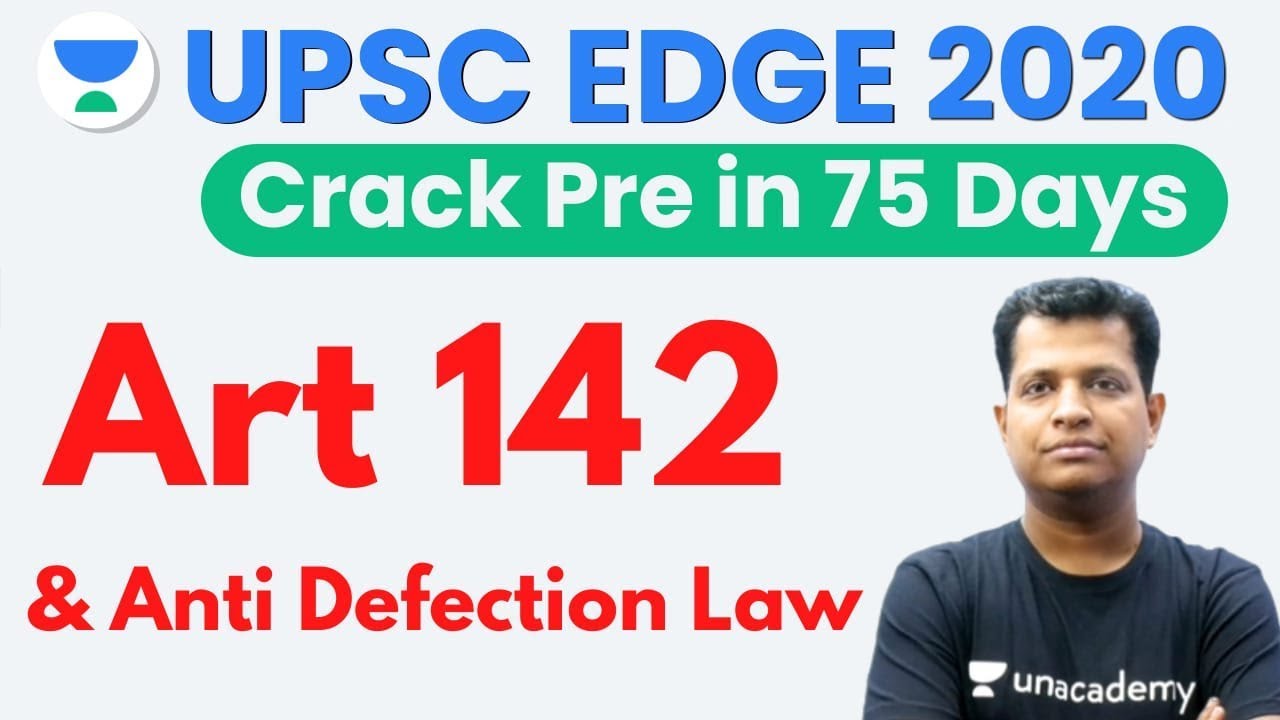 The Anti-Defection Law (Article 142) Explained by Pawan Sir