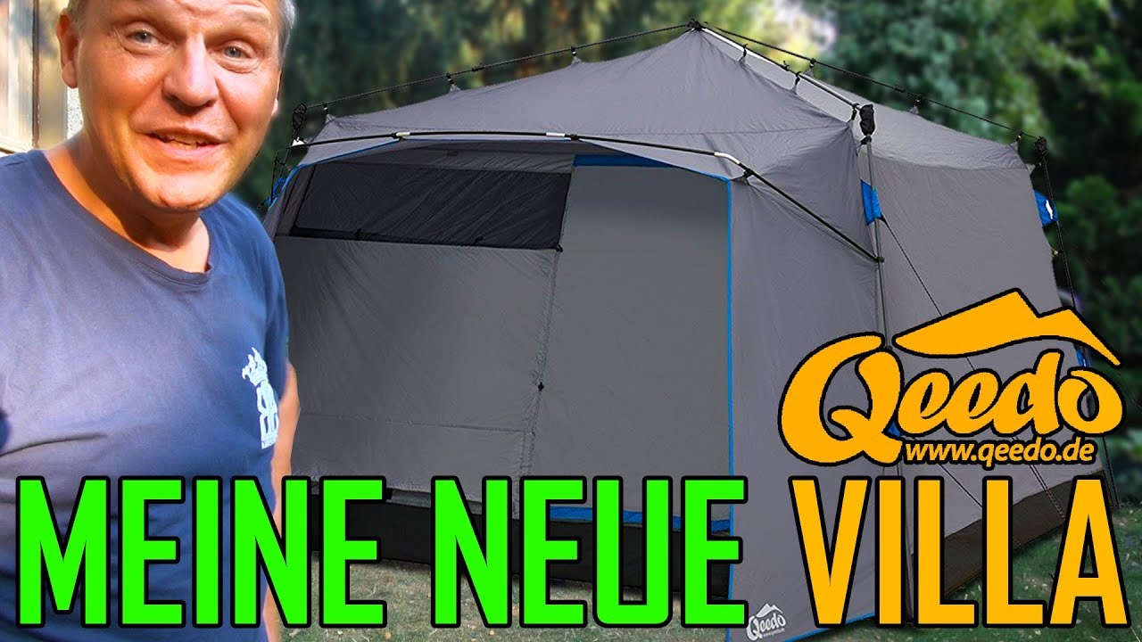 Qeedo Quick Villa 5 - Schneller Aufbau - extrem Platz - 5 Mann Zelt