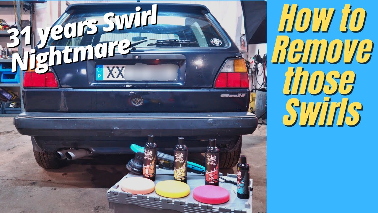 Auto Finesse Polisher Golf mk2 remove 31 years of Swirl marks