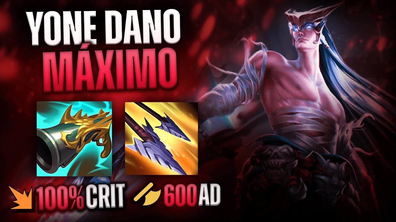 A BUILD COM MAIS DANO DO YONE MATA QUALQUER CARRY EM 3 HITS.