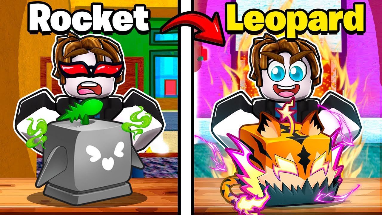 Trading From Rocket to Leopard In Blox Fruits