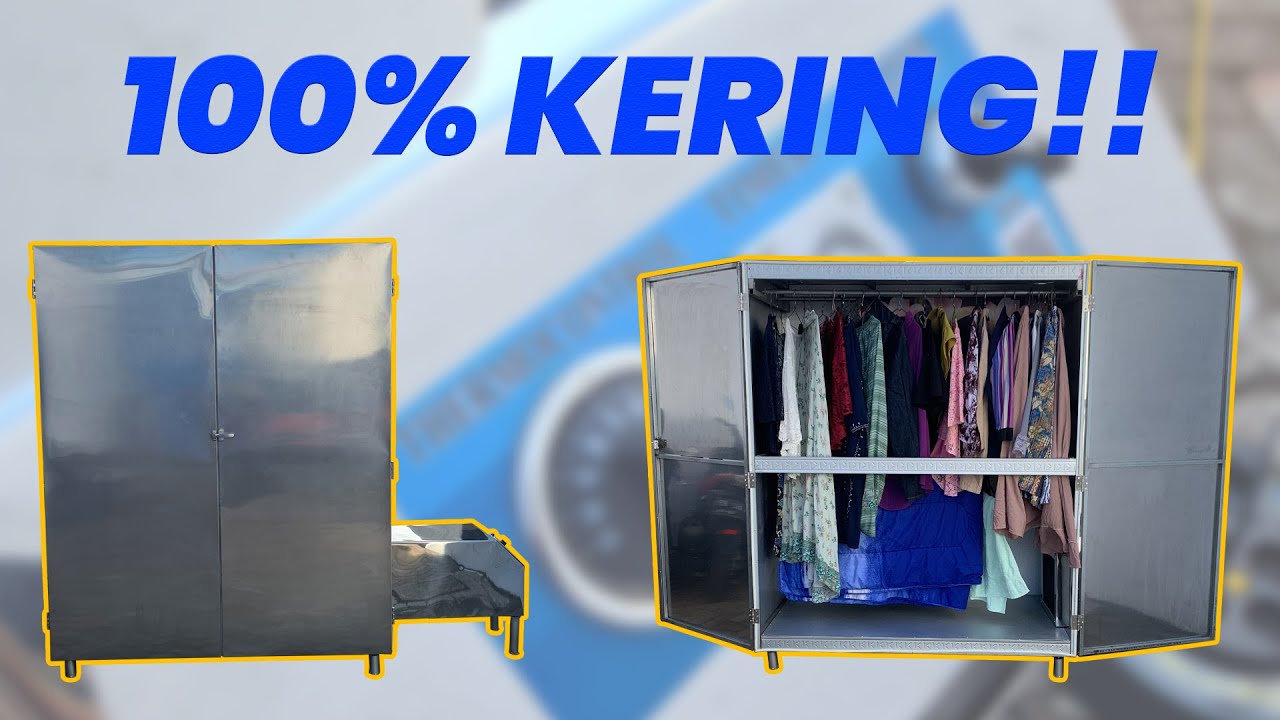 100% KERING! LEMARI PENGERING PAKAIAN! Pengering Laundry Dryer Laundry Dryer Pakaian! Murah Mudah