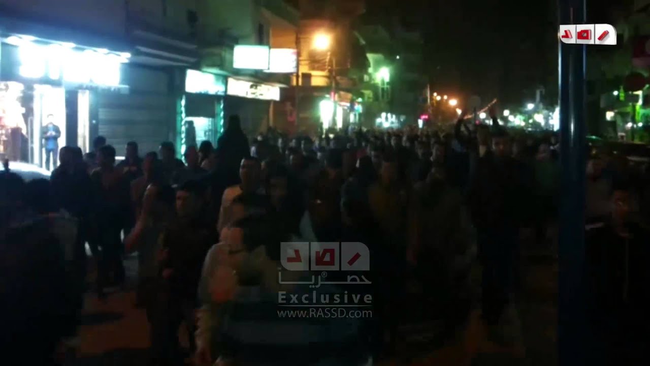 مسيرة حاشدة من مسجد الجمال بالمنصورة