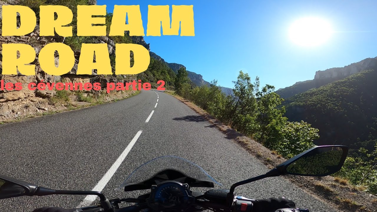road trip moto les cevennes partie 2 4k