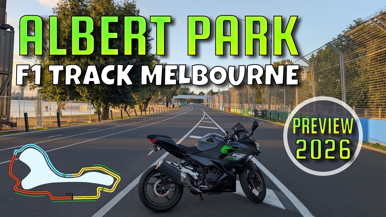 Riding the F1 Australian Grand Prix Track | Albert Park Circuit Preview 2026