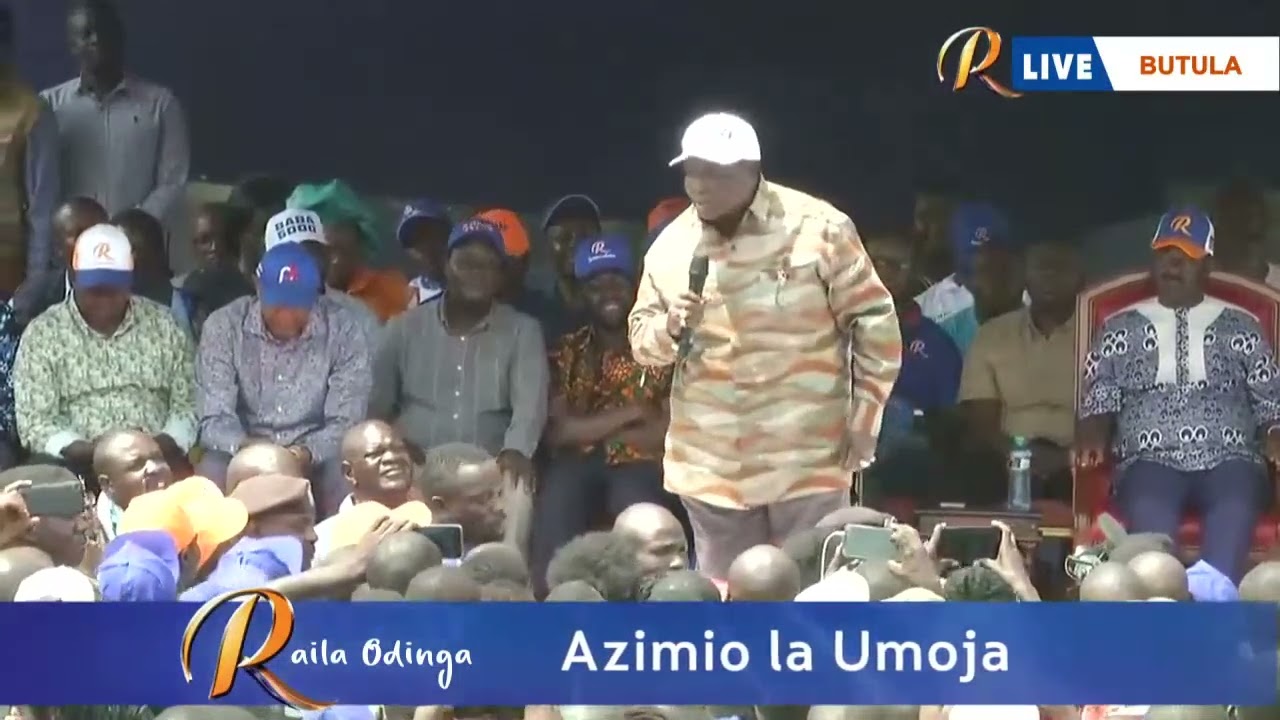 'WATU WAKATE MITI RUTO ATAJINYONGA, NILISEMA RUTO HAWEZI KUWA RAIS!' ATWOLI IN BUSIA!!