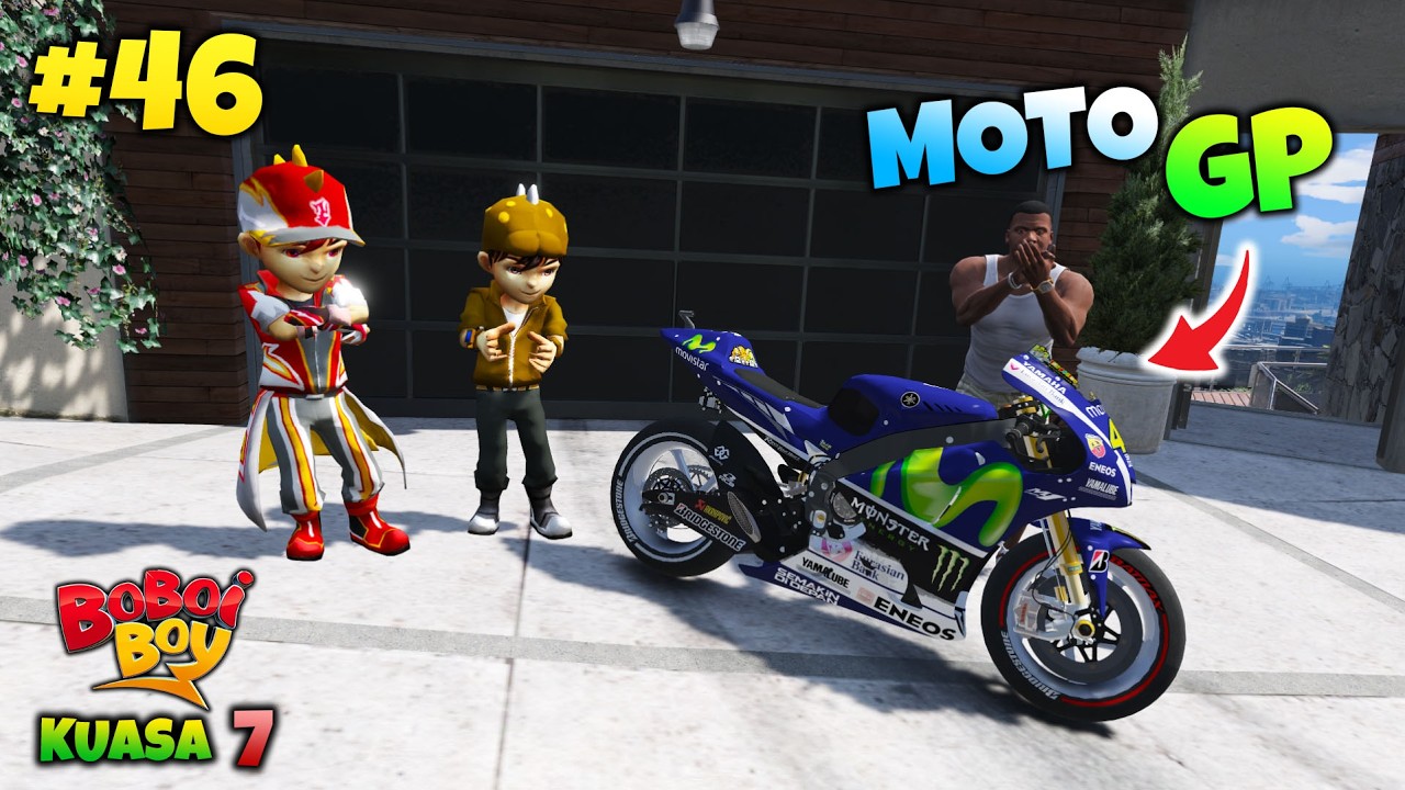 MENCARI  MOTOR GP VALENTINO ROSSI - GTA 5 MOD BOBOIBOY