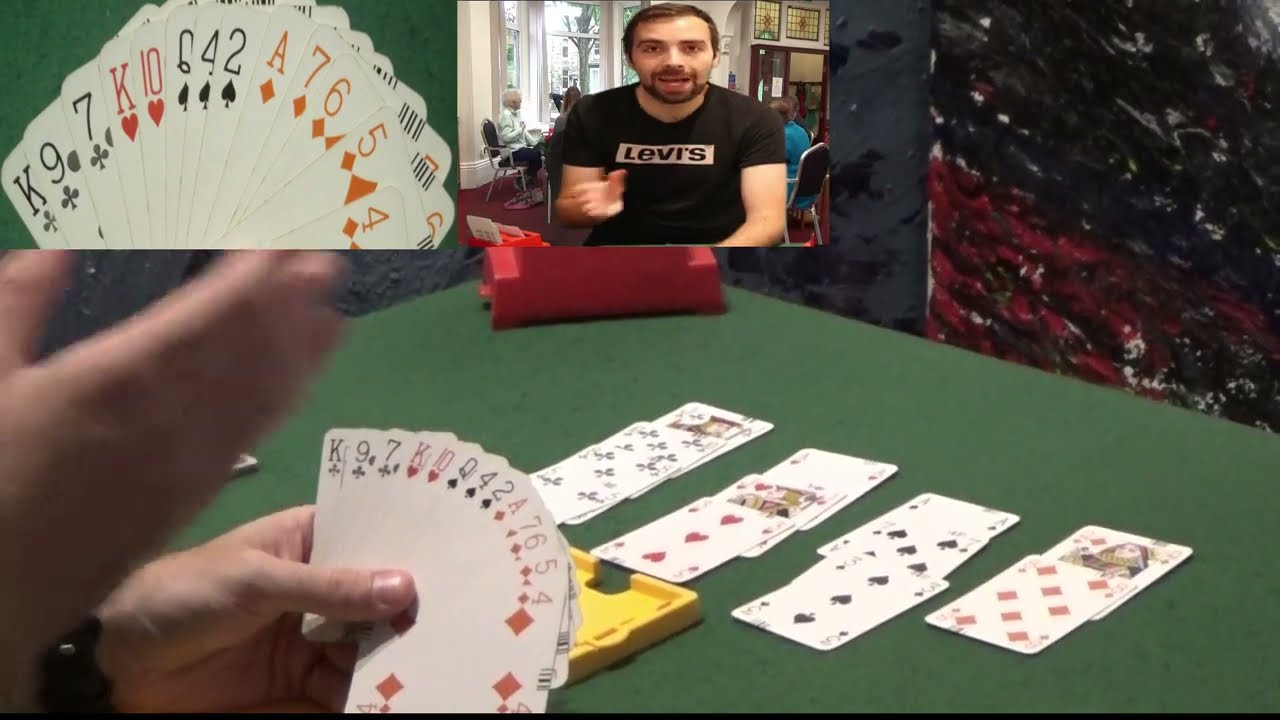#79 ~ Full Bridge Game ~ Bidding & card play explained ~ 3NT ~ #38 SAYC American Bridge