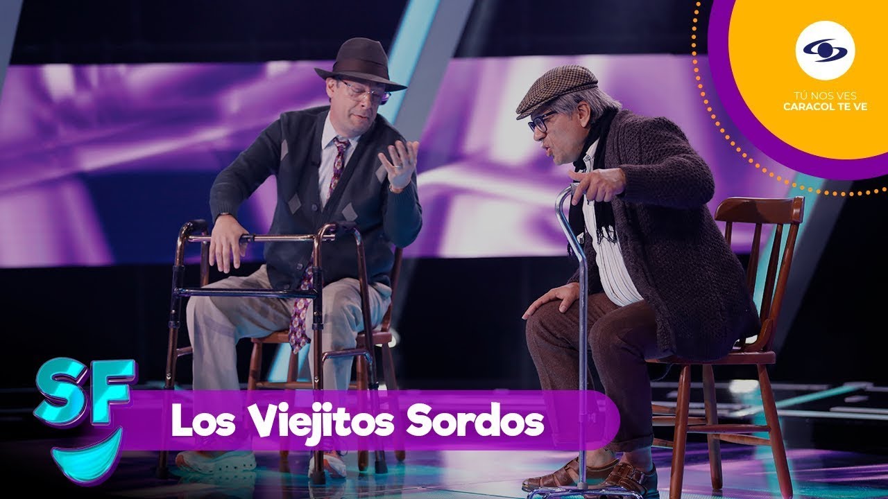 Los Viejitos Sordos: Severo intenta contarle a Luciano su experiencia en Europa