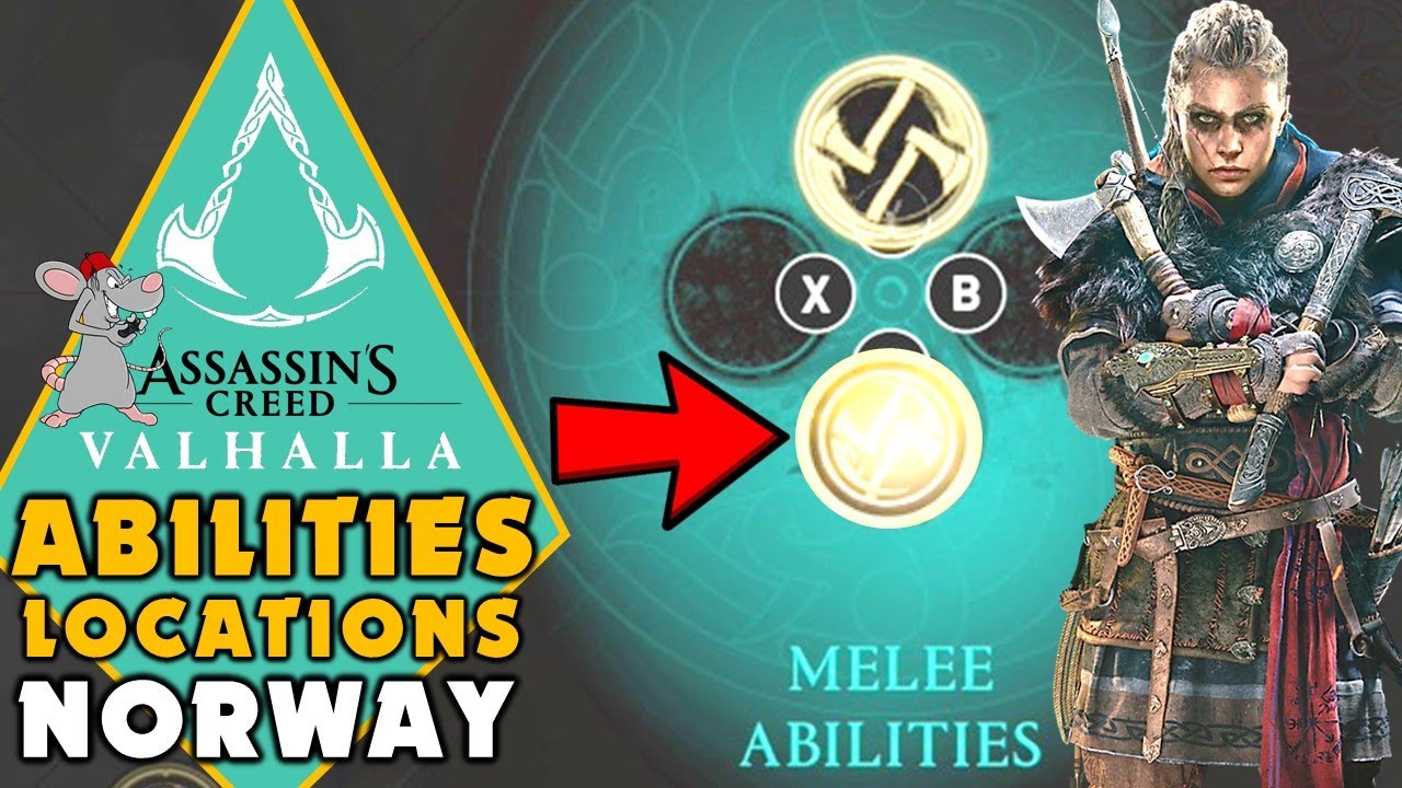 Assassins Creed Valhalla - ALL 4 Abilities You Can Unlock In Norway! Including Rage Of Helheim