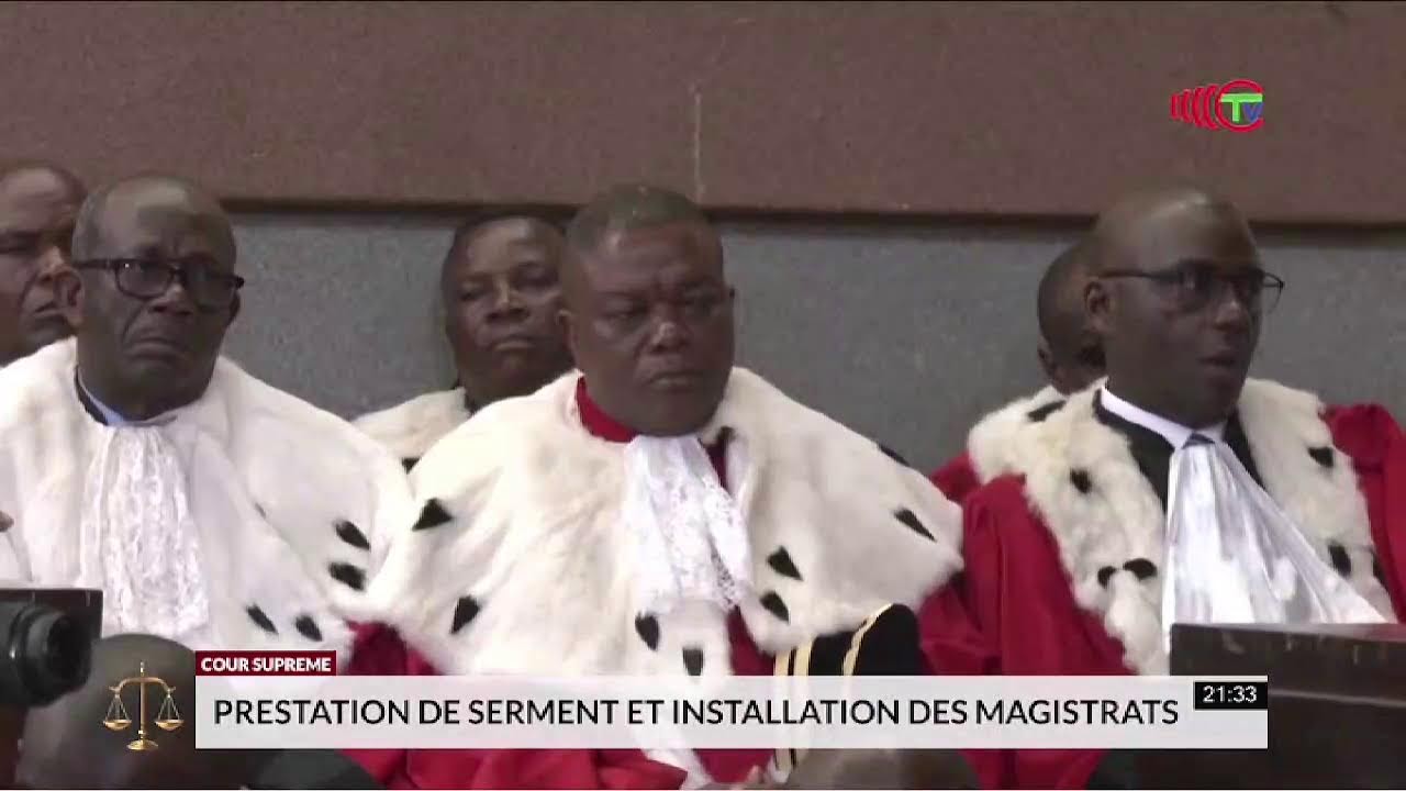 🔴 AUDIENCE DE PRESTATION DE SERMENT DE NOUVEAUX MAGISTRATS