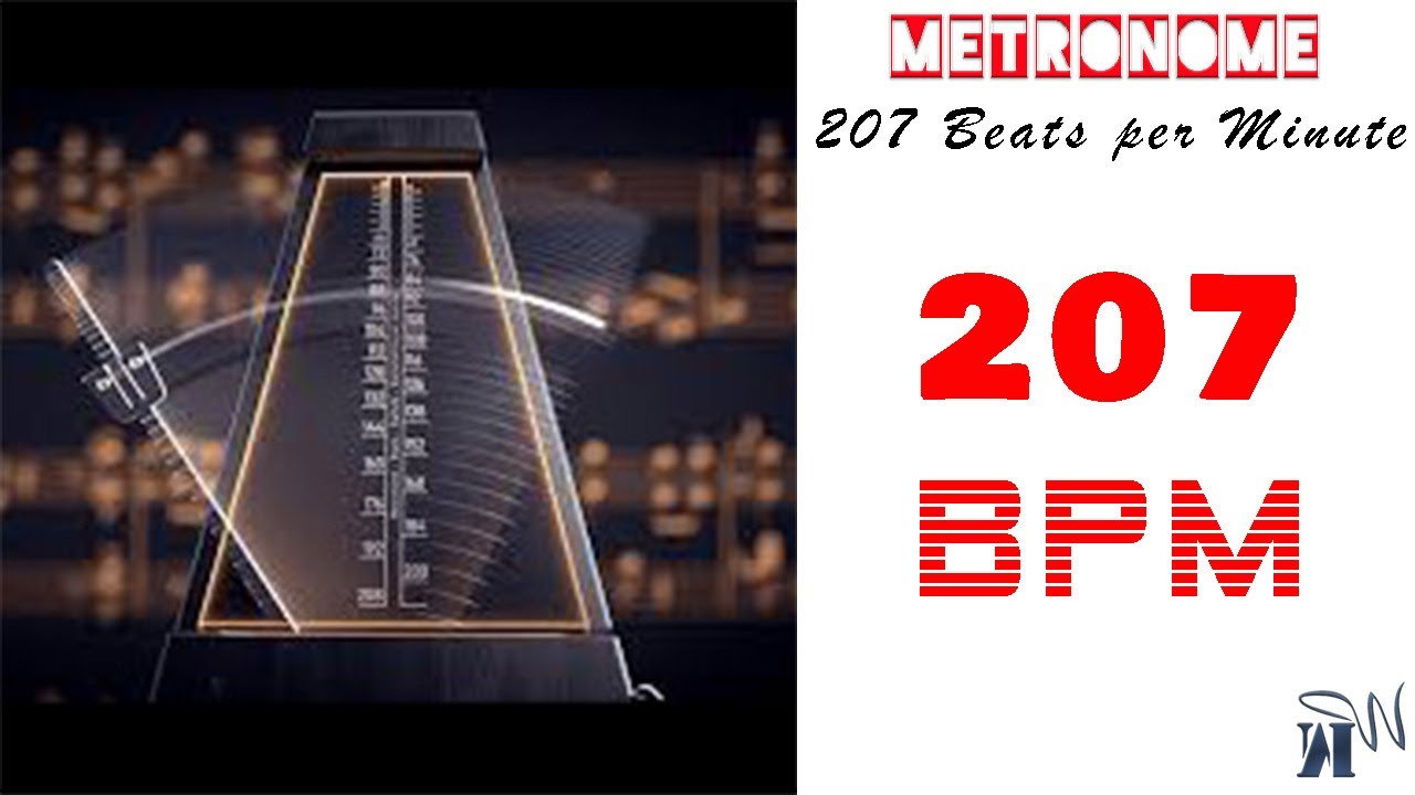 207 BPM Virtual Metronome (207 Beats per Minute)