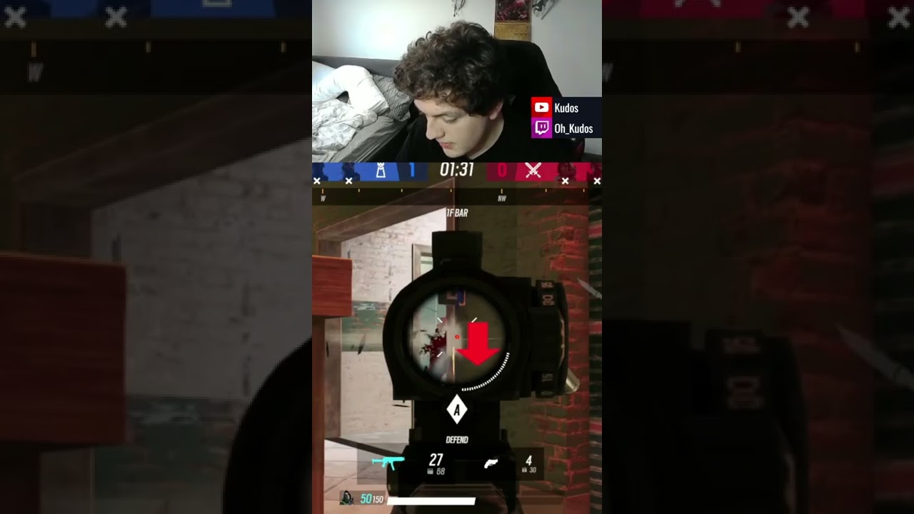 Rainbow Six Mobile 1v3 Clutch! R6 #shorts