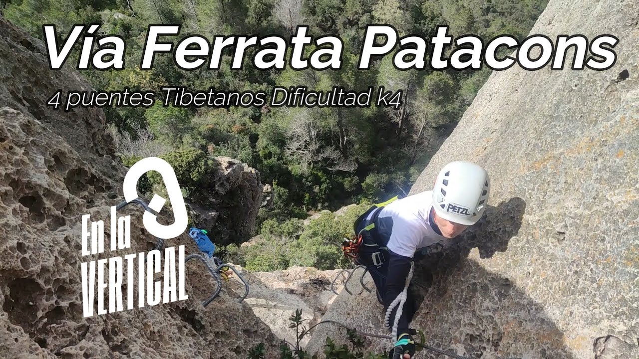 Vía Ferrata de Patacons , 4 puentes Tibetanos / Dificultad k4