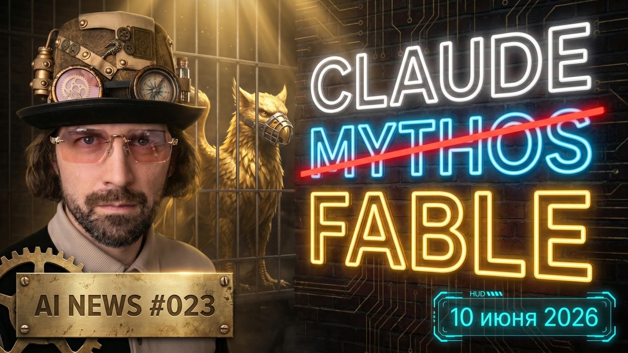 AI News #023 &mdash; Fable 5: миф в наморднике. SpaceX: дата-центр в космосе
