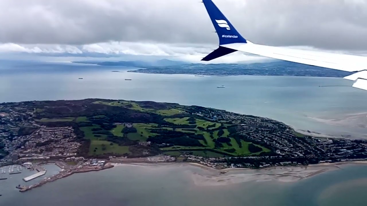 Landing in Dublin, Ireland on Icelandair, May 26, 2022