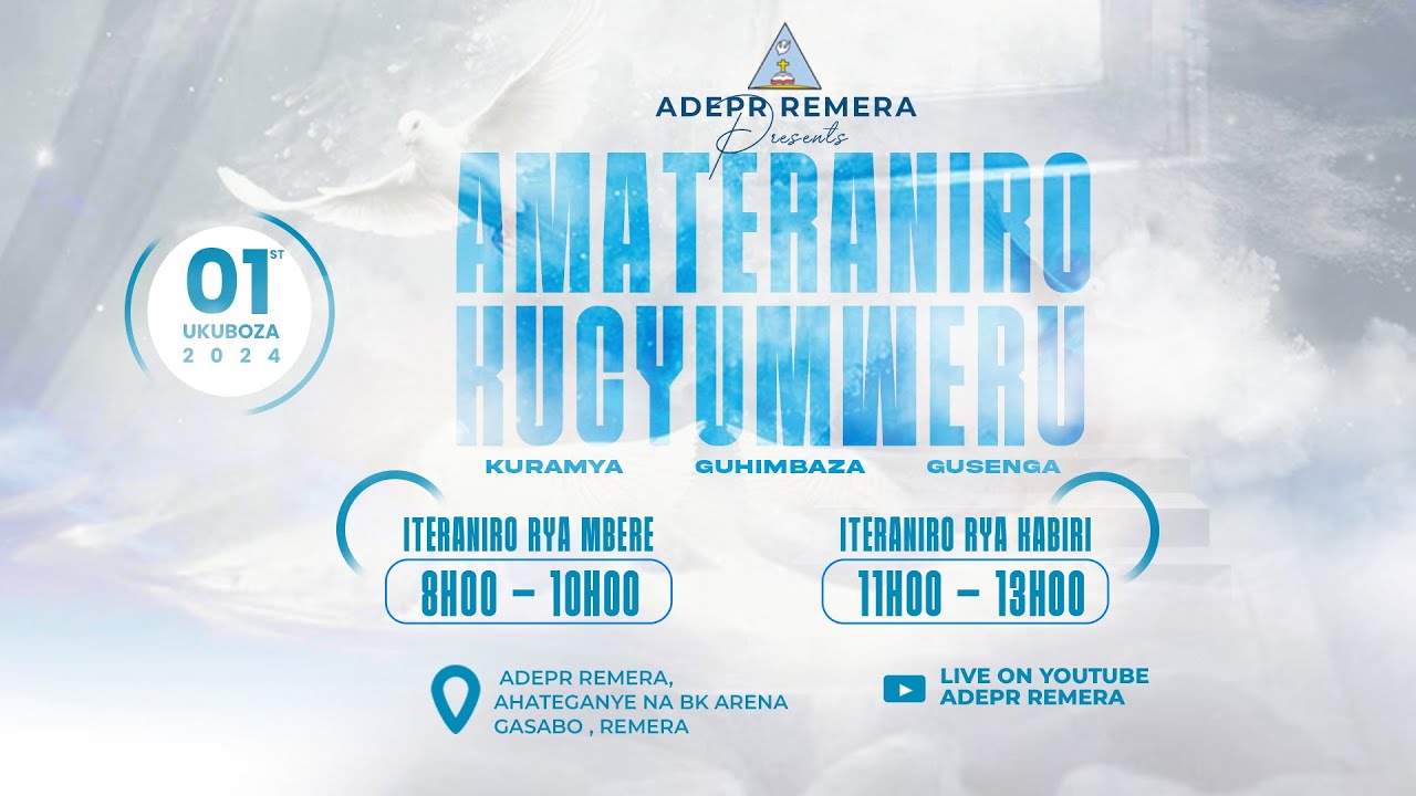 LIVE: ADEPR REMERA / ITERANIRO RYA MBEREI// TALIKI: 01/12/2024