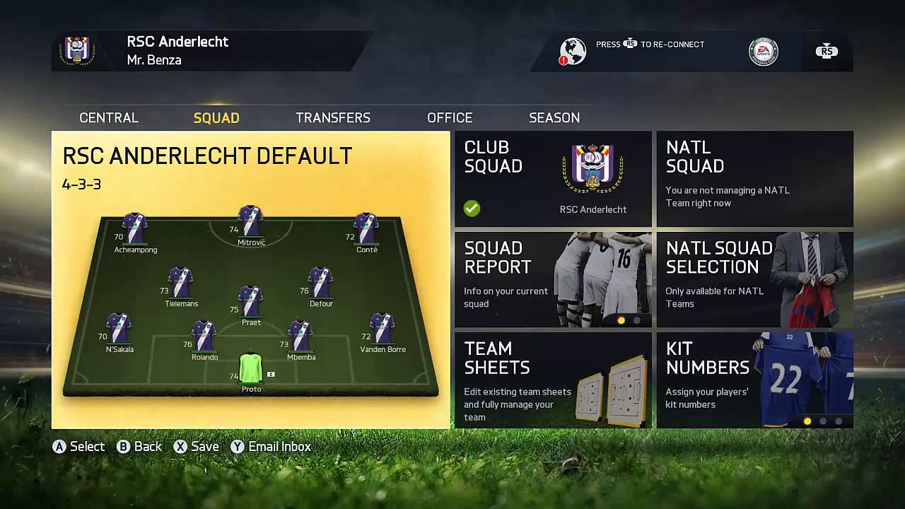 FIFA 15   Anderlecht Career Mode #1   Great Signings! (Reupload)
