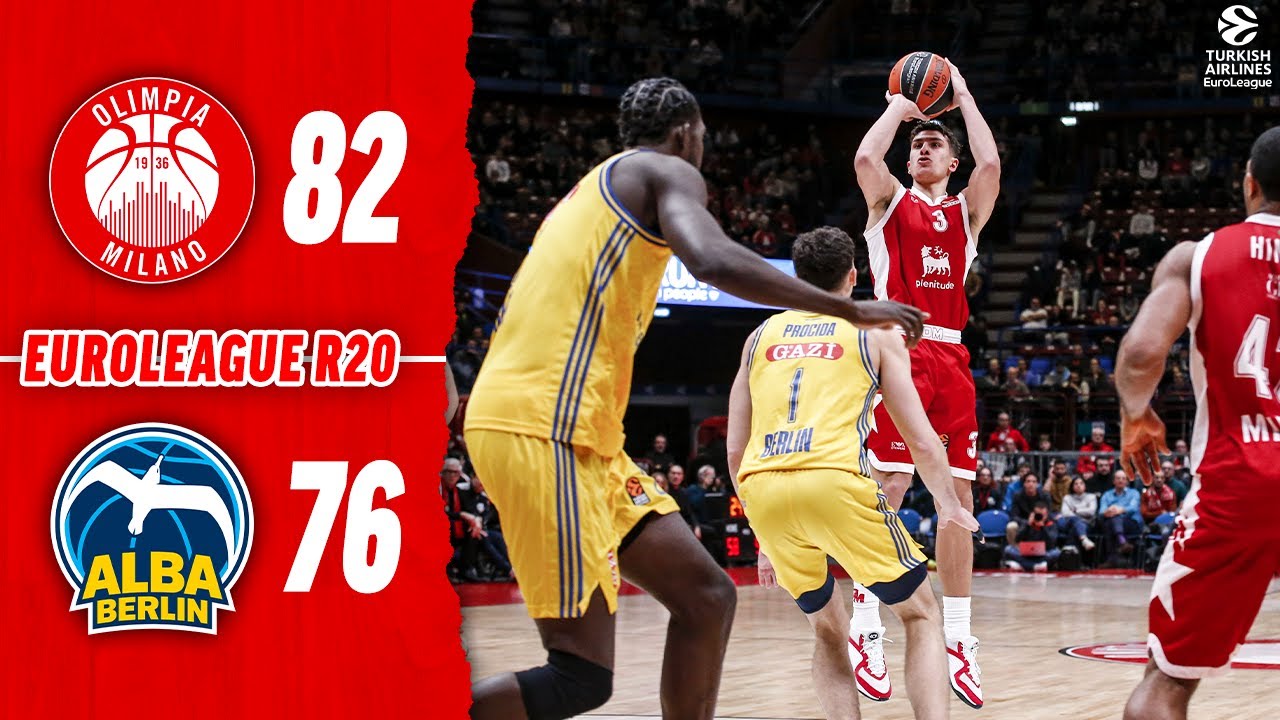 Olimpia Milano - Alba Berlino Highlights