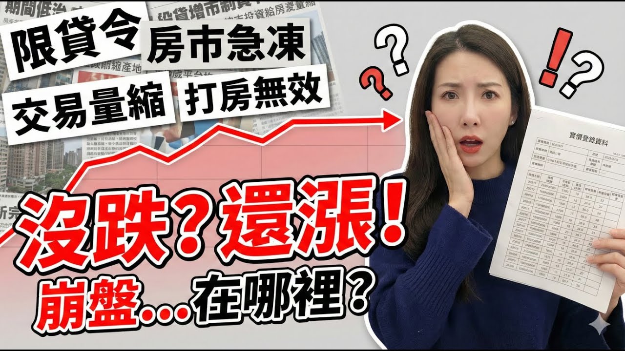2026 房價崩盤...在哪裡？揭密打房一年後的「殘酷真相」！