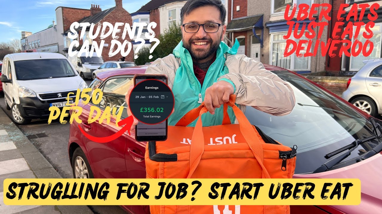 A day as Uber driver in UK 🇬🇧 | Earn £150 per day by doing delivery job|Uber Eat, Just eats Delivero
