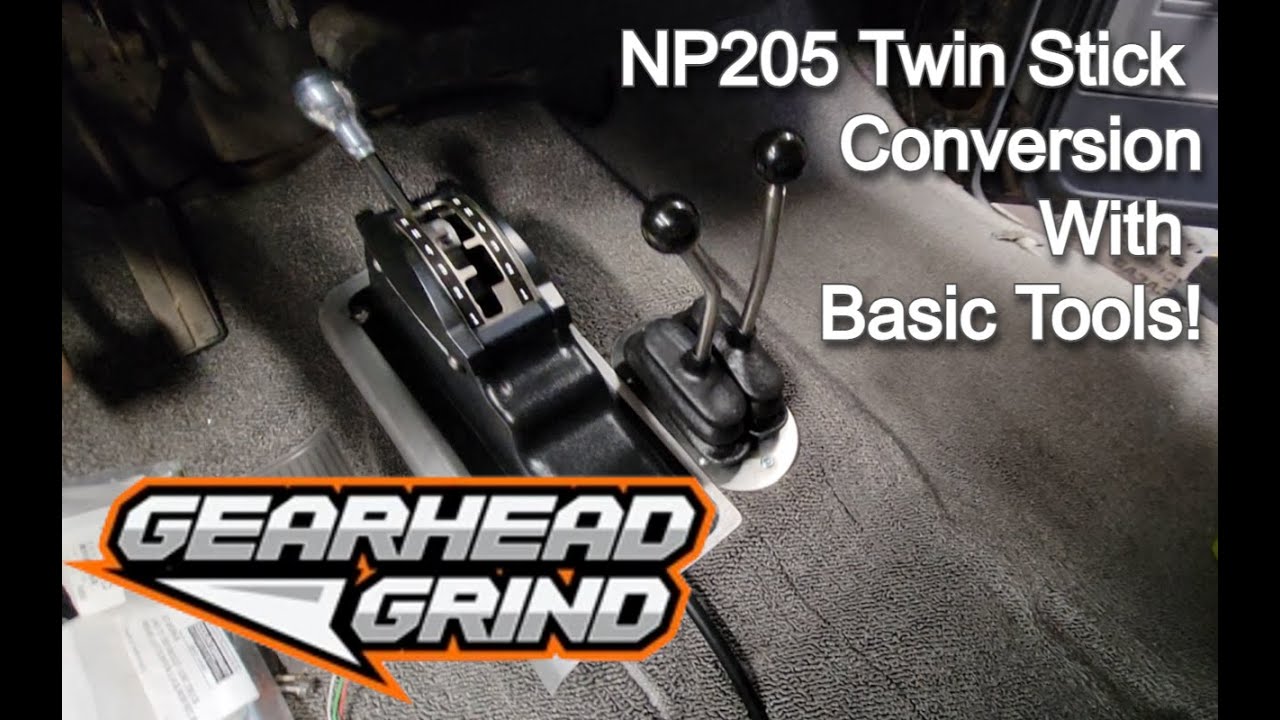 Easy GM NP205 DIY Twin Stick Conversion Using JB Custom Fab. Kit