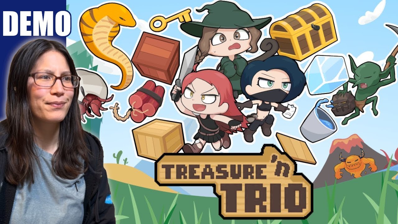 Push, Sneak, and Teleport | Treasure 'n Trio (demo) Playthrough