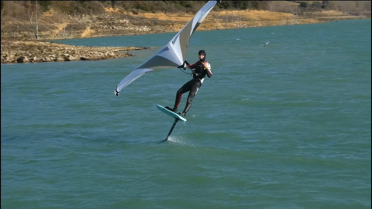 Wingfoil aeromod V3 - janvier 2025, premiers tests des voiles Vayu