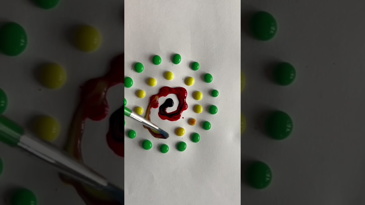 colour mixing, satisfying video, colour drop mixing 