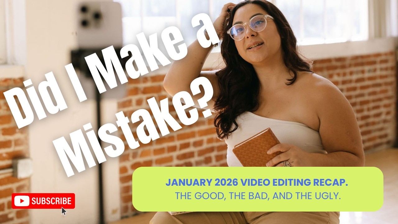 January YouTube Editing Challenge Recap: Premiere Pro vs. My Sanity