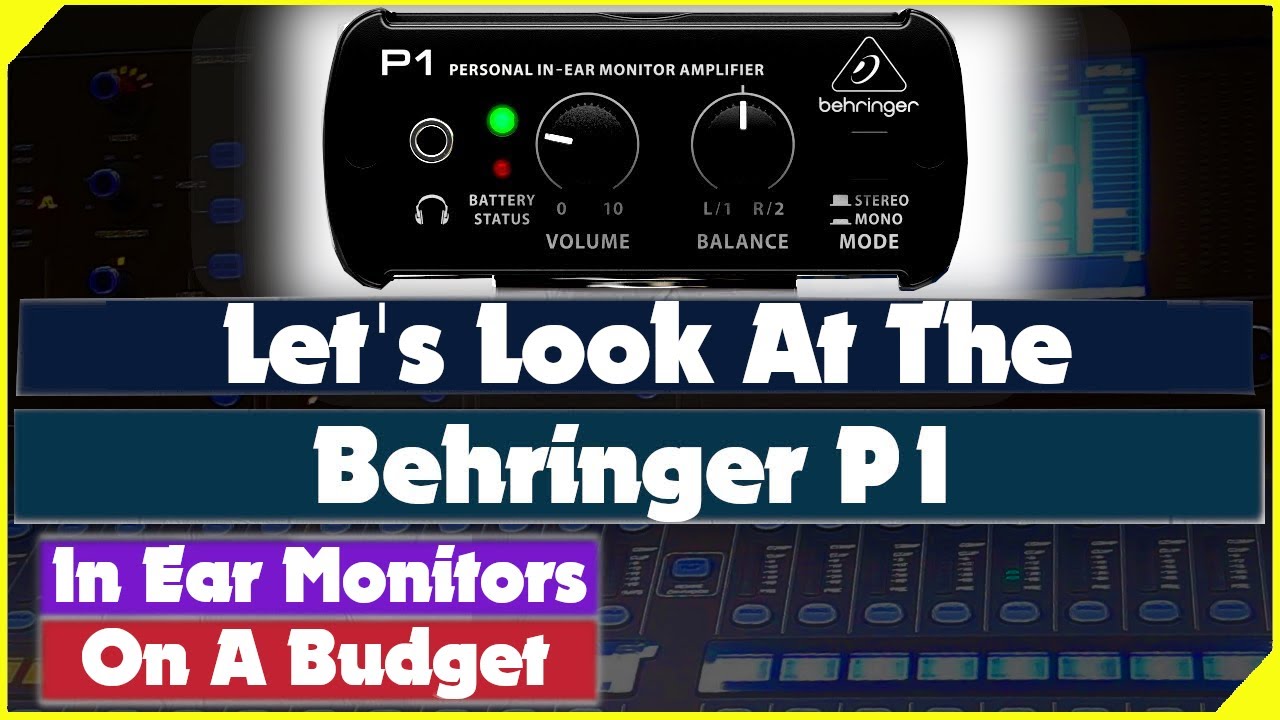 Бюджетные внутриканальные наушники — Behringer Powerplay P1 — внутриканальные наушники