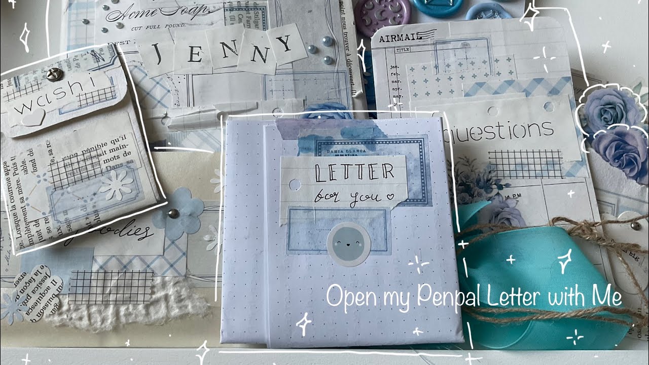 Open this beautiful penpal letter with me ♡︎