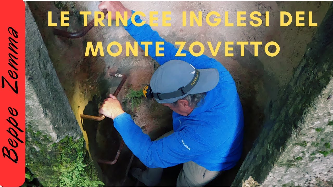 Le trincee inglesi del Monte Zovetto