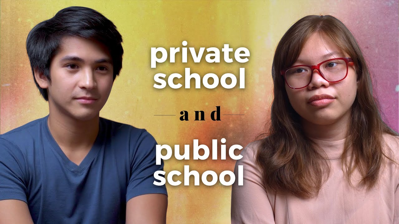 A Private School Student and a Public School Student Meet and Talk | Filipino | Rec•Create